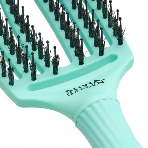 Olivia Garden Szczotka Finger Brush Medium Mint zdjęcie 2