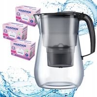 Dzbanek filtrujący do wody Aquaphor Onyx CZARNY 4.2 l +3 WKŁADY MG
