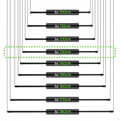 Suszarka Na Pranie Ubrania Sufitowa 6 Prętów 130cm na Arena.pl