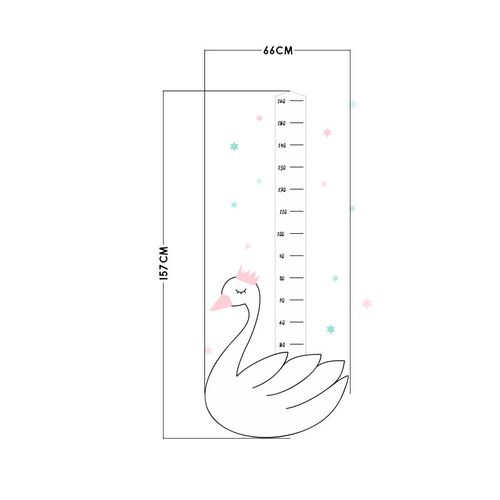 Naklejka Miarka Wzrostu Łabędź na Arena.pl