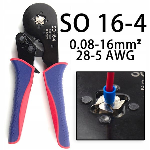 Zaciskarka Praska do Kabli 0,08 mm2 - 16 mm2 + 1200 tulejek izolowanych zdjęcie 5