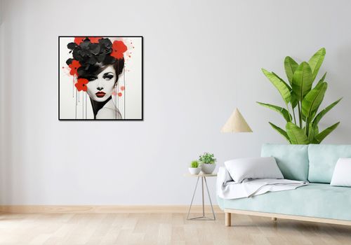 Plakat 80x80cm Kwiatowa Pasja na Arena.pl