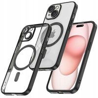 2 x Etui MagSafe Case do iPhone 15 Plus Glamour Luxury obudowa Slim Ring Al