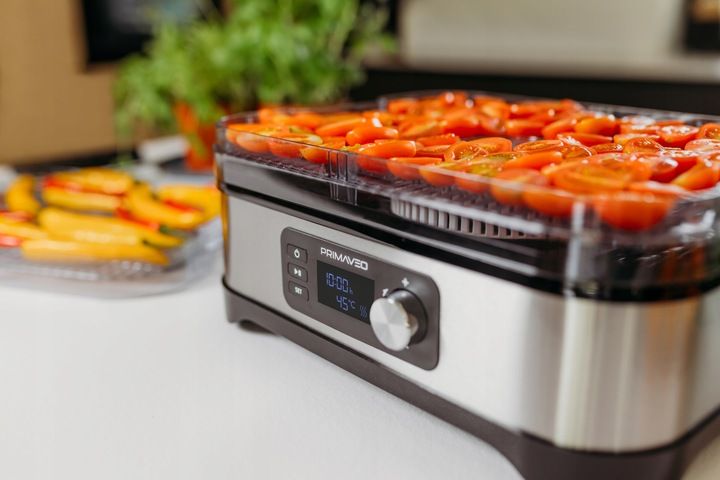 Suszarka do Grzybów Owoców Warzyw 16,8L TERMOOBIEG 450W TIMER PRIMAVEO 7SIT zdjęcie 8