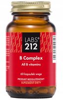 LABS212 B Complex WITAMINA B KOMPLEKS Kwas foliowy B6 B12 Biotyna INOZYTOL