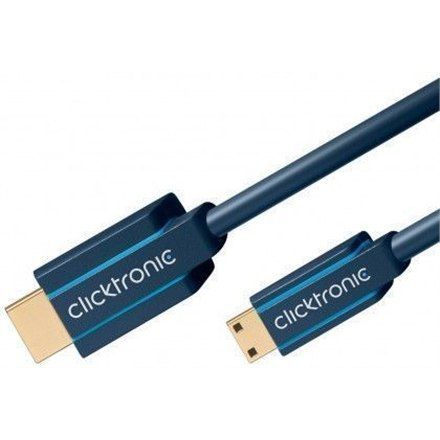 Clicktronic 70322 Mini-HDMI adapter cable with Ethernet, 2m na Arena.pl