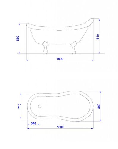 WANNA WOLNOSTOJĄCA RETRO  MIRIAM 160,170,180 CM na Arena.pl