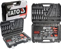 YATO ZESTAW NARZĘDZIOWY KLUCZY NASADOWYCH BITY NASADKI 1/4 3/8 1/2 216