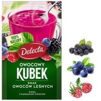 Delecta OWOCOWY KUBEK KISIEL INSTANT owoce leśne