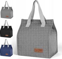 PRZENOŚNA TORBA NA LUNCH IZOLOWANA TERMICZNA PIKNIK DO PRACY SZKOŁY PODRÓŻ