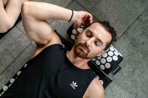 DrFit Zestaw Mata Akupresurowa z Poduszka Masaż Kręgosłupa Relaks Zdrowie na Arena.pl