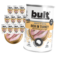 MOKRA KARMA DLA PSA BULT PUSZKA BOGATA W INDYKA ZESTAW 12x400G