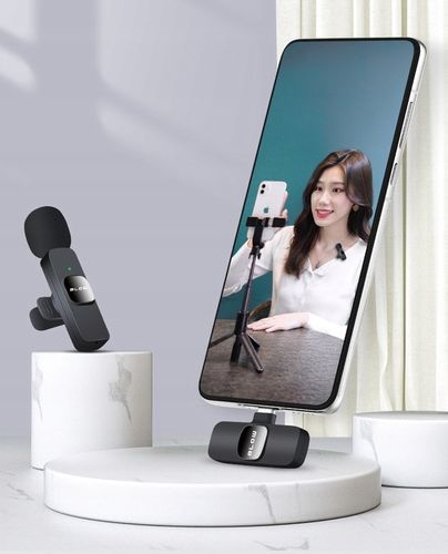 2x MIKROFON ODBIORNIK BEZPRZEWODOWY KRAWATOWY ADAPTER USB-C DO LIGHTNING na Arena.pl