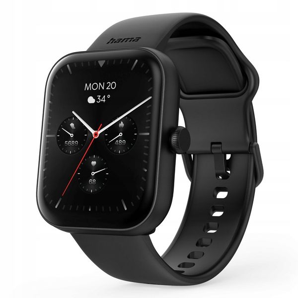 Smartwatch Hama Fit Watch 5000 czarny zdjęcie 1