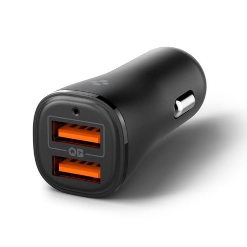 spigen essential ev302 2-port car charger 30w black na Arena.pl