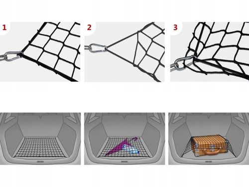 Siatka bagażnika Audi A8 D3 Sedan 2002-2010 na Arena.pl