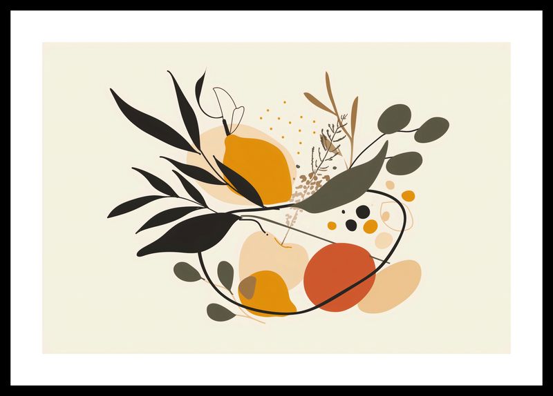 Plakat 45x30cm Botaniczny Wir zdjęcie 3