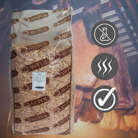 ZRĘBKI WĘDZARNICZE Buk Olcha Bez Dodatków Chemicznych 60 LITRÓW 15kg na Arena.pl