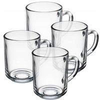 KADAX Szklanki Do Herbaty Kawy 240ml Komplet 4szt