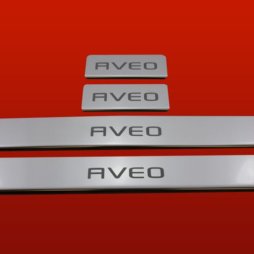 Listwa progowa CHEVROLET AVEO Stal nierdzewna 304 połysk 4szt na Arena.pl