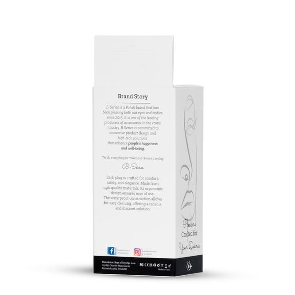 Plug-Jewellery Red Silicon Plug Medium- Blue Diamond zdjęcie 9