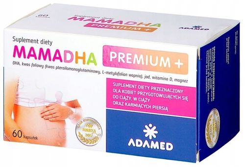 MamaDHA Premium+ DHA witaminy dla mamy 120kapsułek na Arena.pl