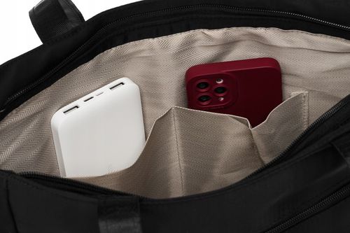 Torba damska PETERSON miejska torebka shopper bag na ramię czarna A4 lekka na Arena.pl