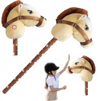 Pluszowa Głowa Konia na kiju Dżwięk HOBBY HORSE