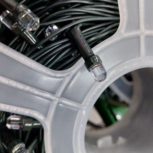 LAMPKI CHOINKOWE Z FLESZEM BIAŁE CIEPŁE Z BIAŁYM ZIMNYM FLESZEM - 50 M na Arena.pl