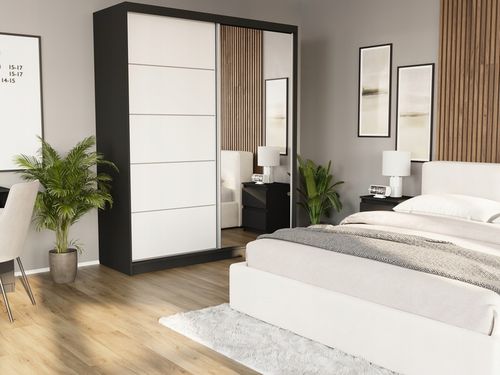 Szafa przesuwna Luna I 183 cm z lustrem na Arena.pl