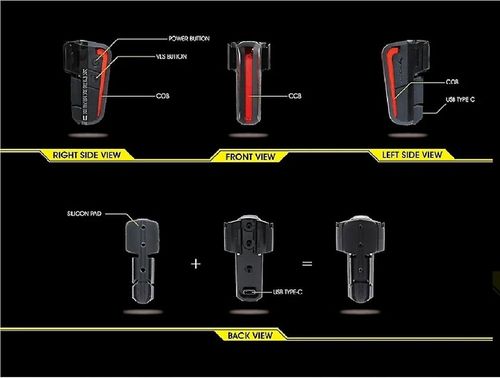 Lampka rowerowa tylna MOON CERBERUS 150lm na Arena.pl