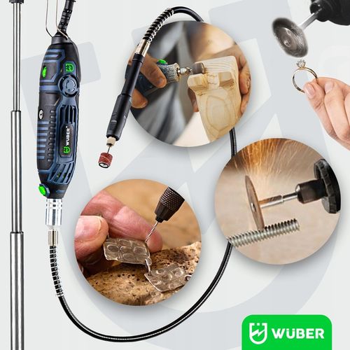 MINI SZLIFIERKA FREZARKA WIELOFUNKCYJNA + STOJAK + AKCESORIA ZESTAW na Arena.pl