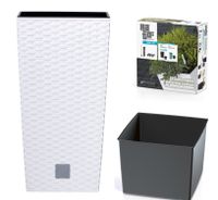 Doniczka samonawadniająca RATO DRTS325S | Biały, Wymiary 32.5x32.5x61 cm, Prosperplast