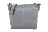 Listonoszki damskie skórzane - Szare jasne