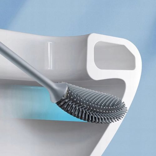 QIKtech Szczotka do wc silikonowa antybakteryjna wisząca zestaw 2w1 na Arena.pl