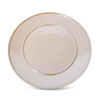 Patera dekoracyjna ceramiczna SIMONA 30x30 beżowa