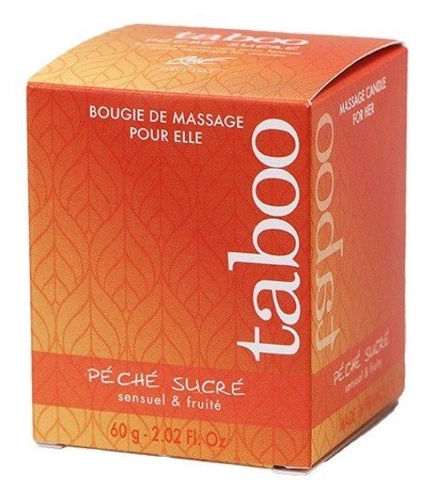 Świeca Do Masażu Taboo 60G. Péché Sucré zdjęcie 2