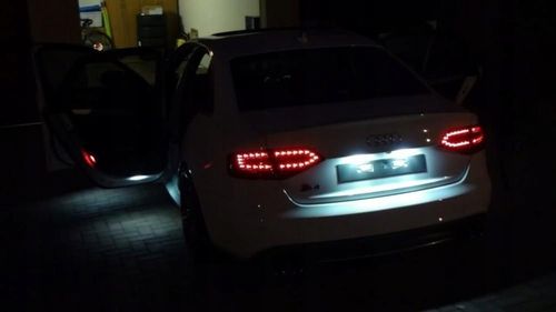 PODŚWIETLENIE LED DO TABLICY REJESTRACYJNEJ AUDI A4 B7 A5 A6 C6 4F CAN BUS na Arena.pl