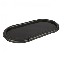 podstawka pod znicze czarna 40 cm
