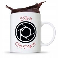 Kubek Dla Fotografa Jestem Obiektywny Prezent Z Nadrukiem Ze Zdjęciem