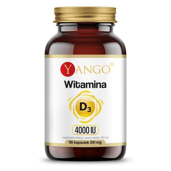 YANGO Witamina D3 4000 IU (90 kaps.) zdjęcie 1