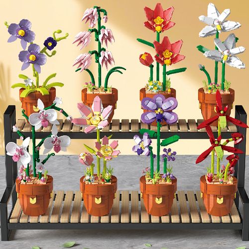 Storczyk W Doniczce Z Klocków Klocki Konstrukcyjne Orchidea Dzień Kobiet na Arena.pl