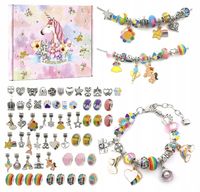 DUŻY ZESTAW DO ROBIENIA BRANSOLETEK NASZYJNIKÓW PREZENT ZAWIESZKI KORALIKI