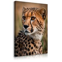 OBRAZ NA PŁÓTNIE DO SALONU GEPARD DZIKI KOT ZWIERZĘTA NATURA SAFARI 20x30