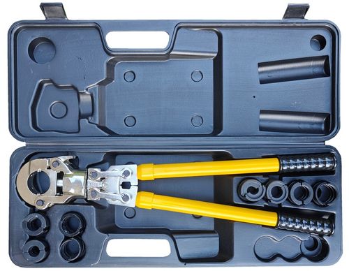 EUROKOMP obrotowa PRASKA ZACISKARKA RUR PEX-AL-PEX MATRYCE U + TH na Arena.pl