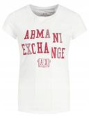 Armani Exchange Koszulka 6GYTAC YJ73Z 1000 Biała Slim Fit L