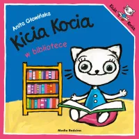 Ilustrowana książka dla dzieci - Kicia Kocia w bibliotece - Anita Głowińska