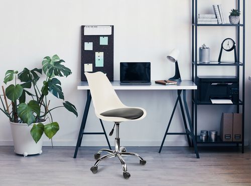 krzesło iger biało/czarne na Arena.pl