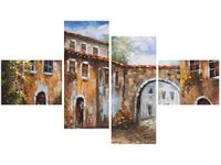 140CM 70 OBRAZ UROKLIWA ULICZKA ŚCIENNY