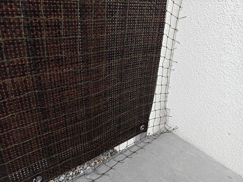 Siatka wzmacniana drucikiem na balkon dla kota 2x2 m na Arena.pl